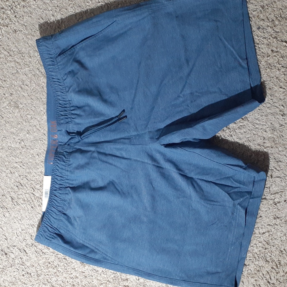 NWOT Copper Oak Men's All Day Shorts - Medium - Blue